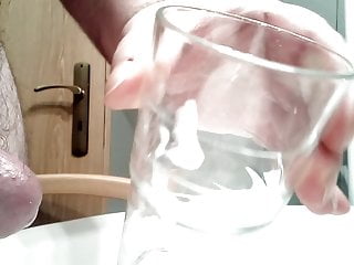 Cum in glass in Czech Republic