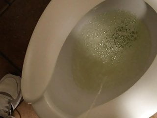 Public piss!!! In bathroom stall 