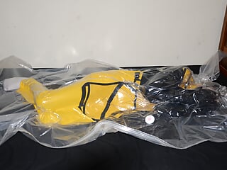 Jun 29 2023 - VacPacked in my yellow Carhartt raingear with my heavy rubber gloves PVC aprons and face shield