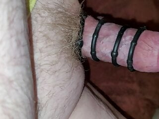 Jerking and Playing With My Little Erection and Tied Nutsack