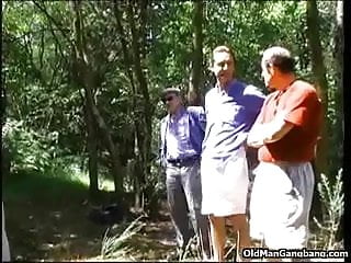 Surprise fuck in the woods 