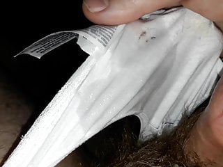 Cum in white Panty
