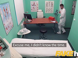 Fake Hospital Sweet blonde Russian eats docs cum