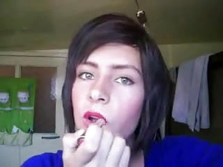 Virgin femboy wants to be a woman forever. Big cumshot.