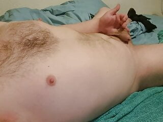 Small dick chubby wanking and teasing