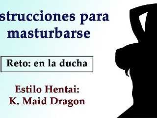 JOI Hentai de Tohru, Maid Dragon. Spanish audio.