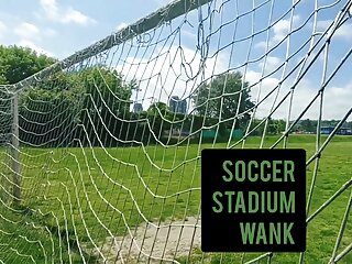 Soccer stadium wank