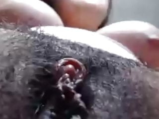 Hairy dirty mature clit