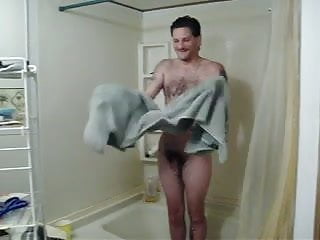 My Partner taking his shower