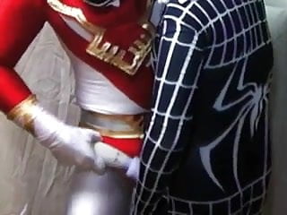 power ranger &amp; spiderman