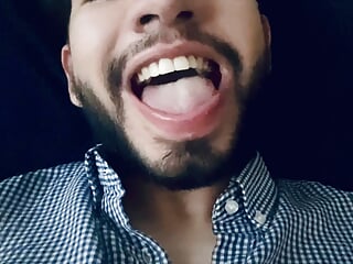 Mouth &amp; Tongue Fetish (ASMR Mouth sounds and jerking off)