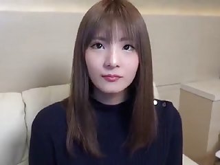 You can see a cute tall slender Japanese beauty&#039;s first creampie POV sex with a blowjob uncensored