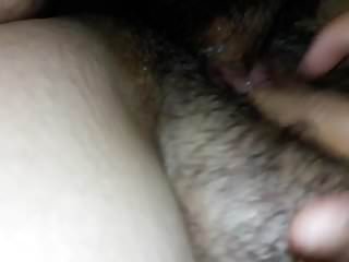 hairy mexican wife with cervical liquid 1