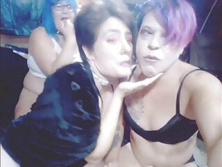 8.11.21 Cy&#039;s House of Whorrors Sex Cam 3some translez + cis