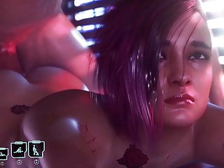 Judy Alvarez Sex Cyberpunk 2077 Animated Anal Porno Game
