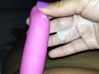 GF GETS CREAMPIE WITH A PINK DILDO