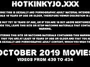 OCTOBER 2019 HOTKINKYJO site: double anal fisting & prolapse