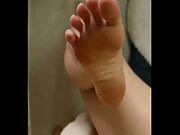 delicate female feet