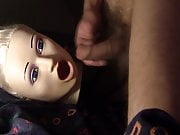 Cum on doll's face