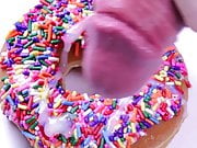 Cumming on a Donut for r ohcumon