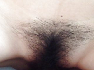 Fucking a Chinese Spread Hairy Pussy