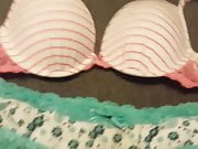 cum on NOT my cousins bra and panties