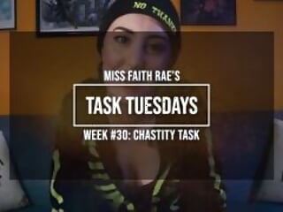 A Tactile Task For Caged Up Cocks - Miss Faith Rae&#039;s Femdom Audio Chastity Slave Instructions