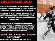 Proxy Paige, circus girl gets anal fisting – rosebud