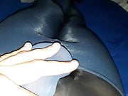 New double cum in pantyhose 