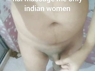 Indian boy in bathroom
