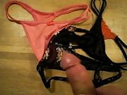 Tribute for corysin, cum on panties of his wife