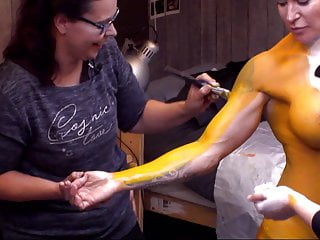 Lex utopia bodypaint bodybuilder