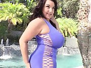 Blue dress and bikini