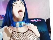 SOP - Purple Bitch hinata cum tribute