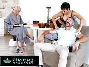 NURU MASSAGE - Slutty Masseuse Brooklyn Gray Fucks Her Client's Husband Charles Dera Behind Her Back