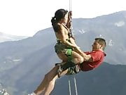 Asian Lady on the Ropes