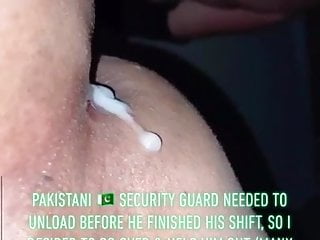 Pakistani security guard...