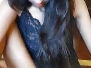 North Indian girl showing how to use DILDO