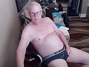 Grandpa in sexy briefs