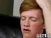 Smooth twink Benjamin Riley facialized after steamy raw fuck