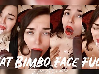 Fat bimbo face fuck preview...