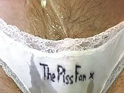 The Piss Fan panties get wet again!