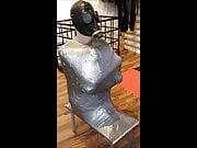 duct tape statue