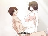 Anime hentai, hot anime girls and one young boy fuck