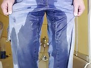 wetting jeans