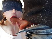 Amazing Blindfolded Wife Sharing (Cuckold-Threesome)