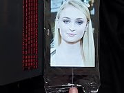 Cumtribute for Sophie Turner - HUGE LOAD