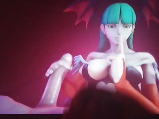 Morrigan darkstalkers cum tribute sop 2...