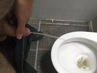 Piss And Cum In Motorway Pubblic Toilette