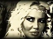 Russian blonde goddess strips in harem!!